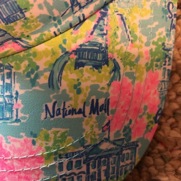 ๐ Lilly Pulitzer Run Around Hat โค๏ธ DC - Picture 5 of 13